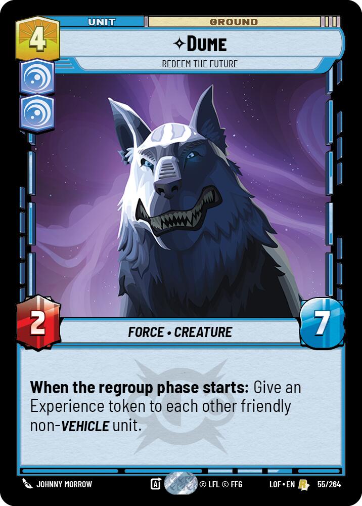 Dume - Redeem the Future (55/264) (55/264) [Legends of the Force] | Deep Dive Games St. Marys