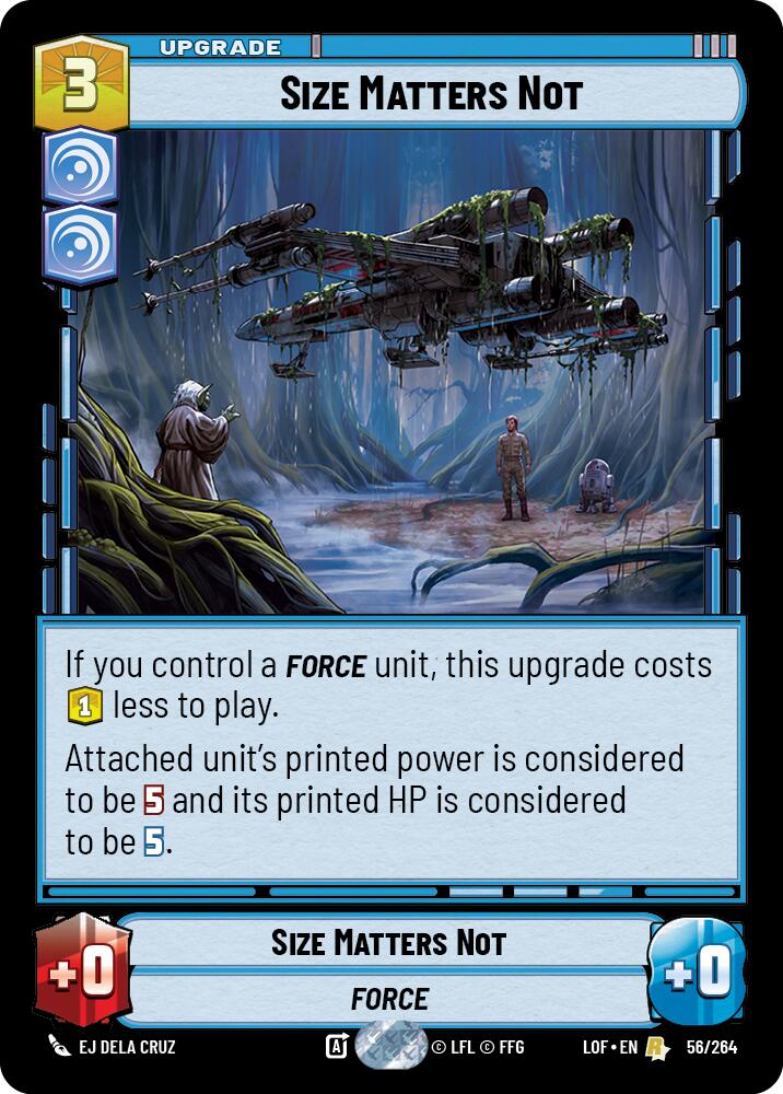 Size Matters Not (56/264) (56/264) [Legends of the Force] | Deep Dive Games St. Marys