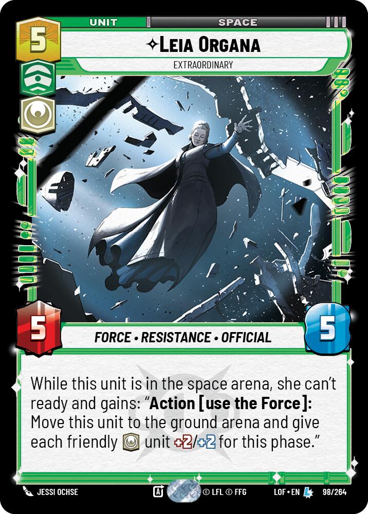 Leia Organa - Extraordinary (98/264) (98/264) [Legends of the Force] | Deep Dive Games St. Marys