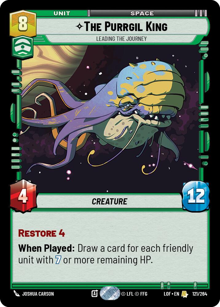 The Purrgil King - Leading The Journey (121/264) (121/264) [Legends of the Force] | Deep Dive Games St. Marys