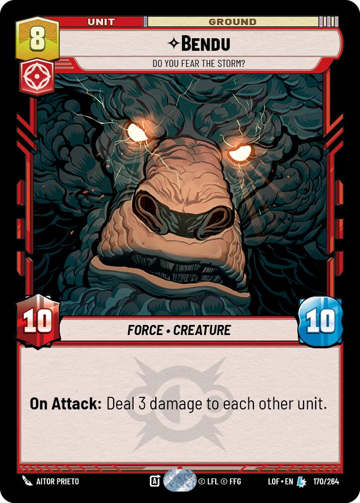 Bendu - Do You Fear the Storm? (170/264) (170/264) [Legends of the Force] | Deep Dive Games St. Marys