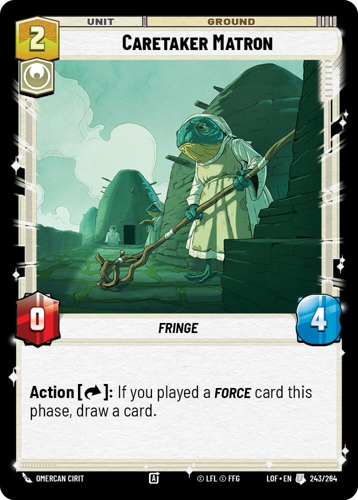Caretaker Matron (243/264) (243/264) [Legends of the Force] | Deep Dive Games St. Marys