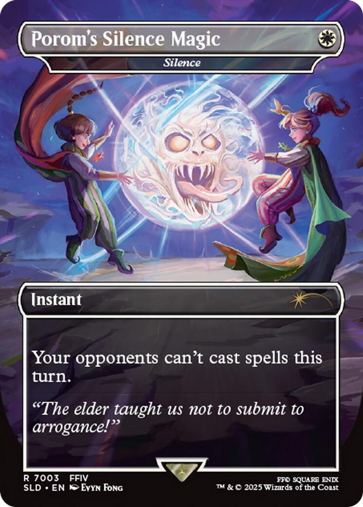 Porom's Silence Magic - Silence [Secret Lair Drop Series] | Deep Dive Games St. Marys
