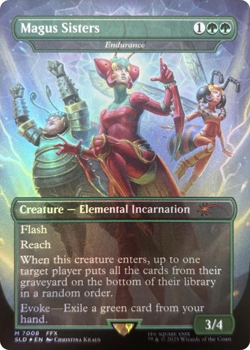 Magus Sisters - Endurance (Rainbow Foil) [Secret Lair Drop Series] | Deep Dive Games St. Marys