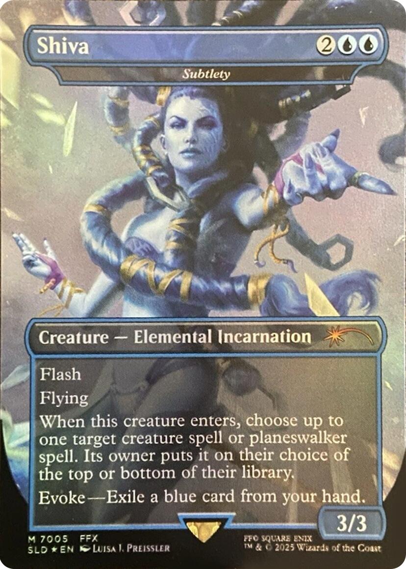 Shiva - Subtlety (Rainbow Foil) [Secret Lair Drop Series] | Deep Dive Games St. Marys