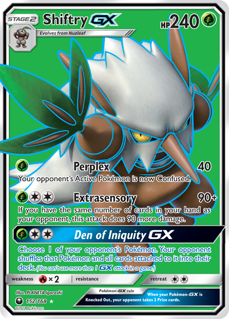 Shiftry GX (152/168) [Sun & Moon: Celestial Storm] | Deep Dive Games St. Marys