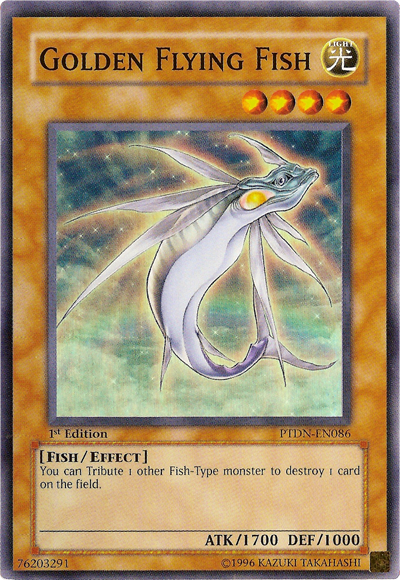 Golden Flying Fish [PTDN-EN086] Super Rare | Deep Dive Games St. Marys