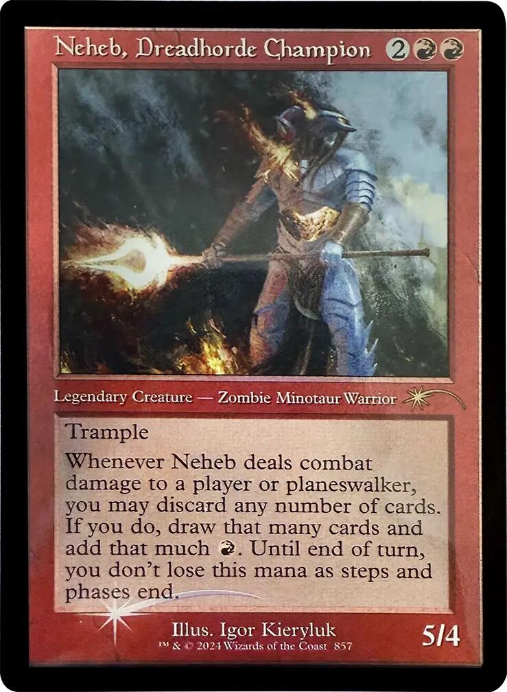 Neheb, Dreadhorde Champion (Retro Frame) [Secret Lair Drop Series] | Deep Dive Games St. Marys