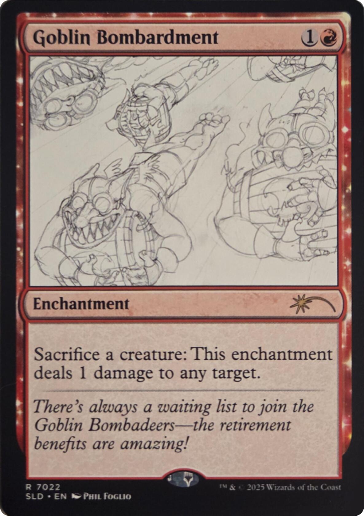 Goblin Bombardment (7022) [Secret Lair Drop Series] | Deep Dive Games St. Marys