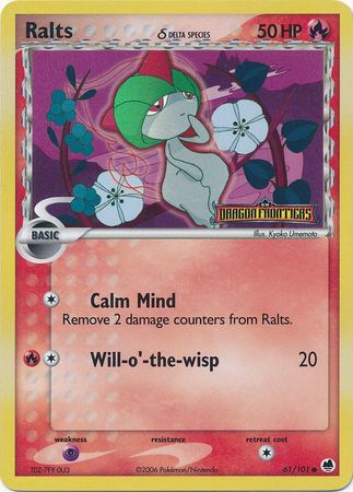 Ralts (61/101) (Delta Species) (Stamped) [EX: Dragon Frontiers] | Deep Dive Games St. Marys