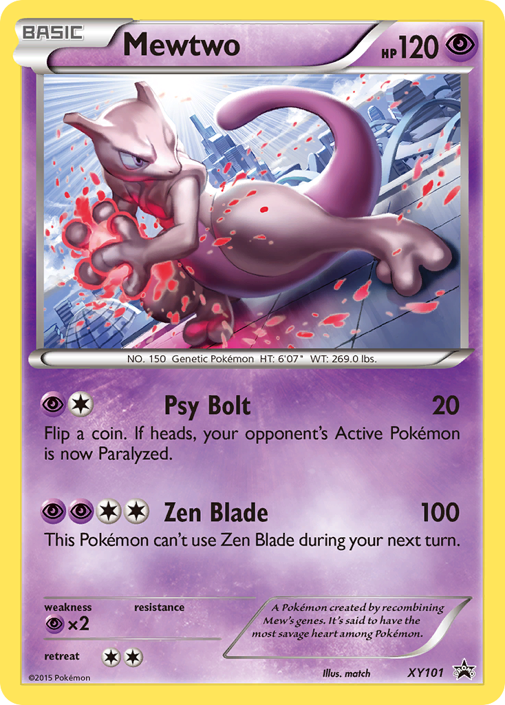 Mewtwo (XY101) [XY: Black Star Promos] | Deep Dive Games St. Marys