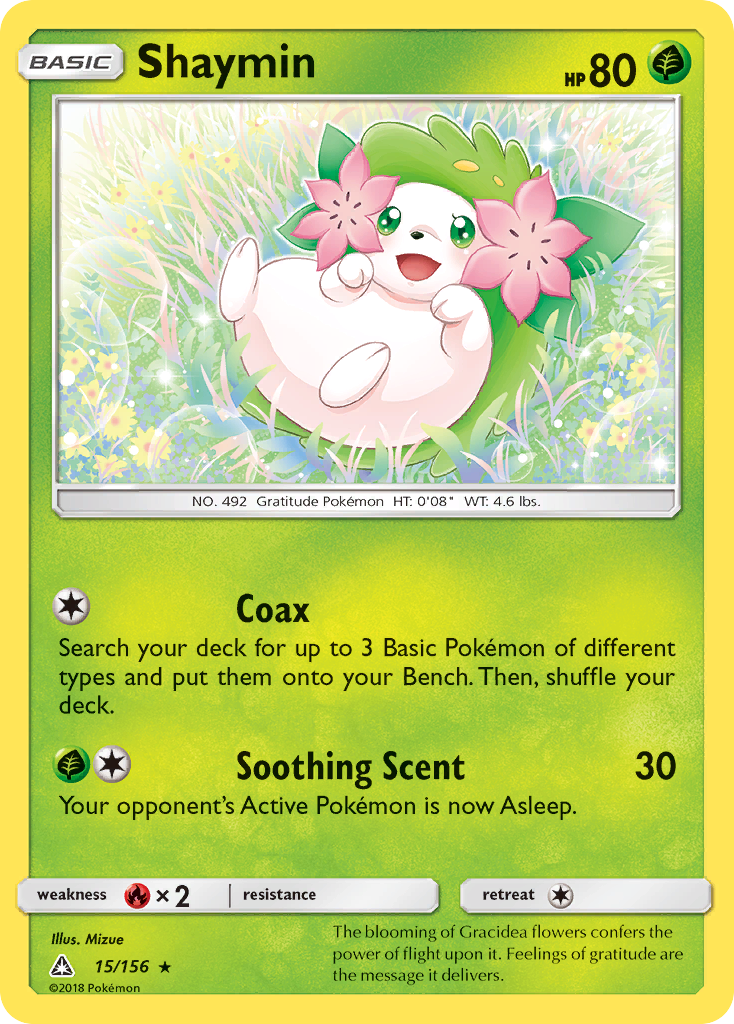 Shaymin (15/156) [Sun & Moon: Ultra Prism] | Deep Dive Games St. Marys