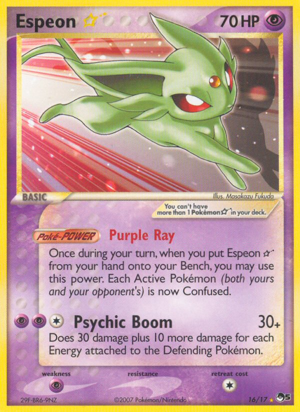 Espeon Star (16/17) [POP Series 5] | Deep Dive Games St. Marys