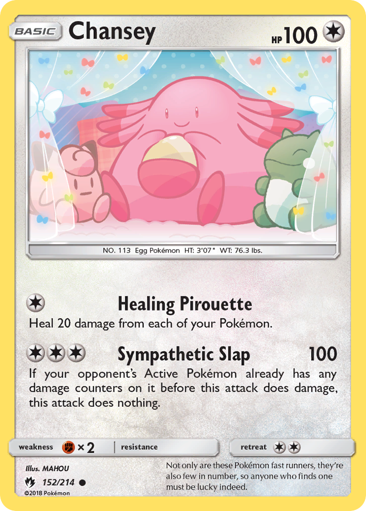 Chansey (152/214) [Sun & Moon: Lost Thunder] | Deep Dive Games St. Marys