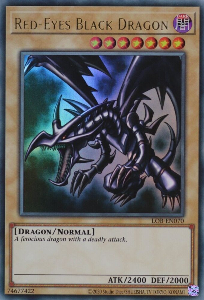 Red-Eyes Black Dragon (25th Anniversary) [LOB-EN070] Ultra Rare | Deep Dive Games St. Marys