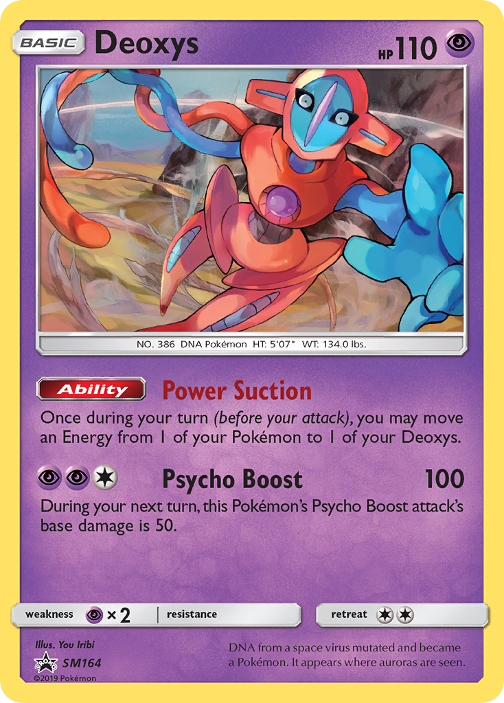 Deoxys (SM164) [Sun & Moon: Black Star Promos] | Deep Dive Games St. Marys