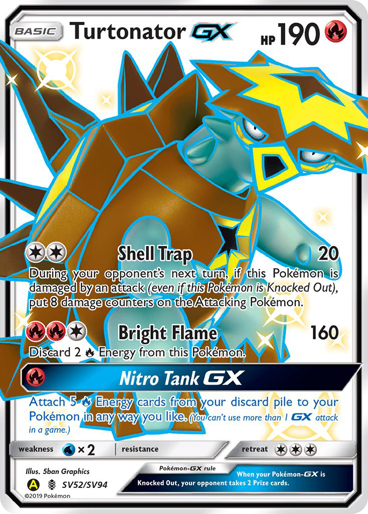 Turtonator GX (SV52/SV94) [Sun & Moon: Hidden Fates - Shiny Vault] | Deep Dive Games St. Marys