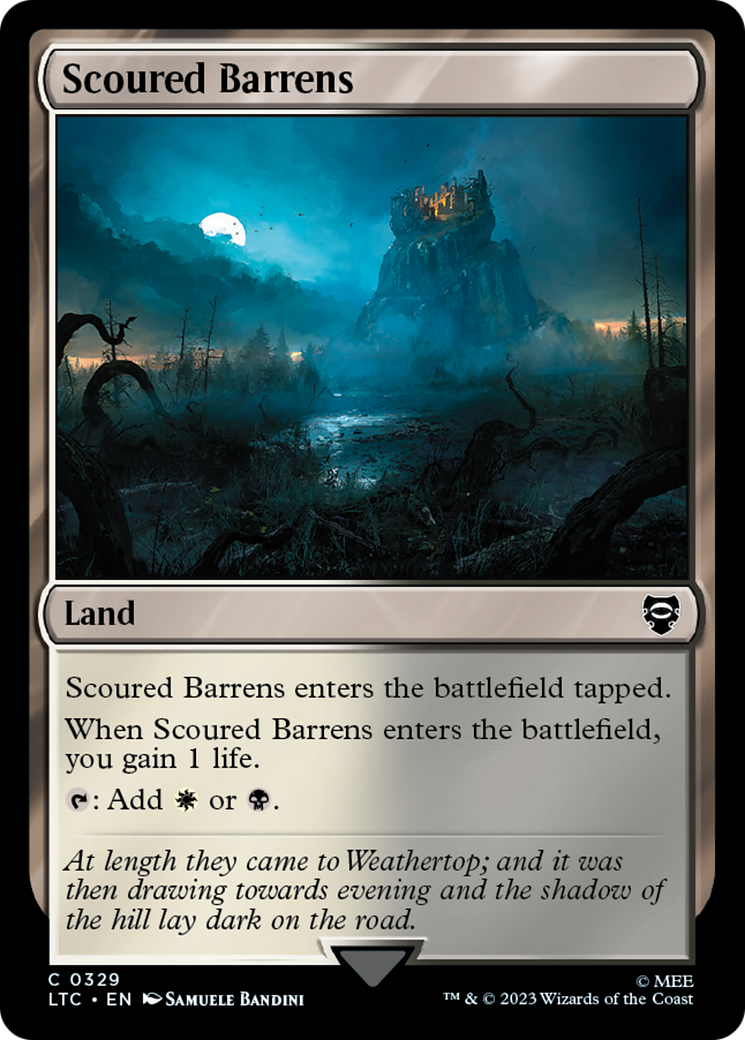 Scoured Barrens [The Lord of the Rings: Tales of Middle-Earth Commander] | Deep Dive Games St. Marys