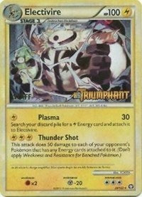 Electivire (20/102) (Staff Prerelease Promo) [HeartGold & SoulSilver: Black Star Promos] | Deep Dive Games St. Marys