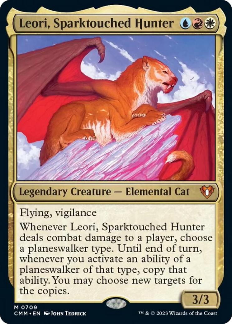 Leori, Sparktouched Hunter [Commander Masters] | Deep Dive Games St. Marys