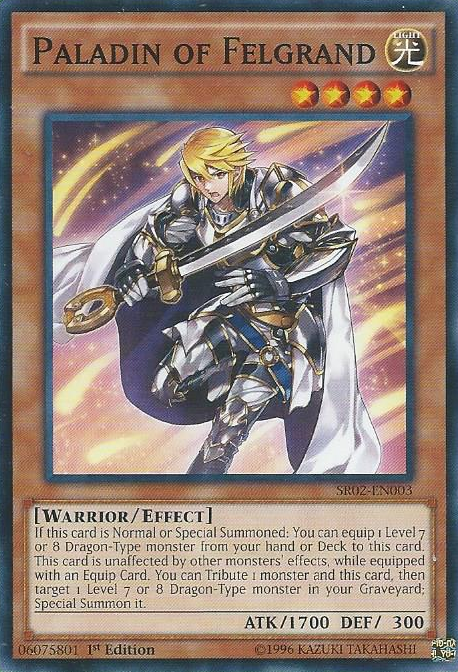 Paladin of Felgrand [SR02-EN003] Common | Deep Dive Games St. Marys