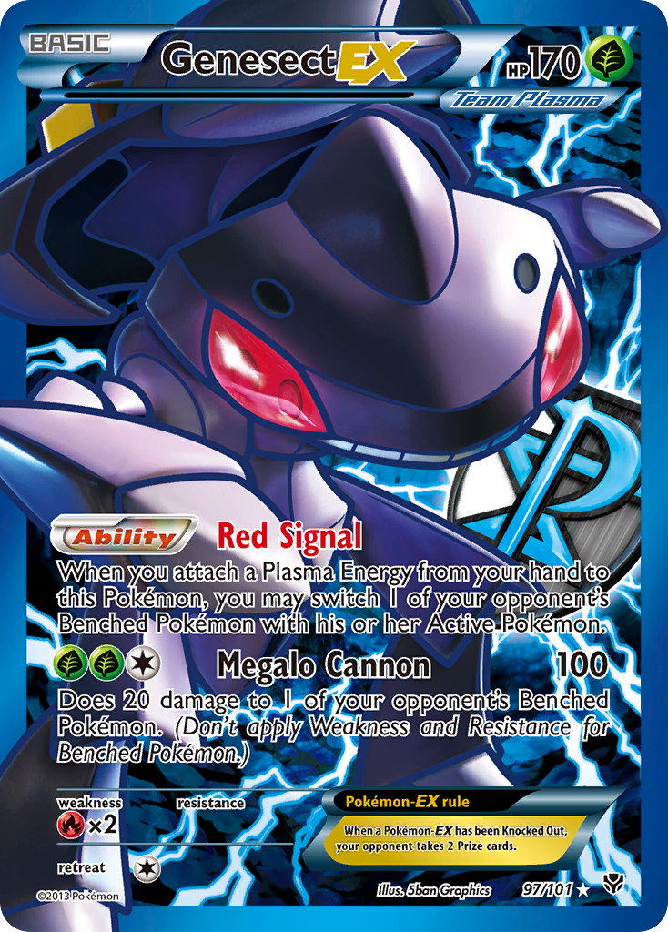 Genesect EX (97/101) [Black & White: Plasma Blast] | Deep Dive Games St. Marys