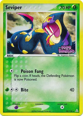 Seviper (32/110) (Stamped) [EX: Holon Phantoms] | Deep Dive Games St. Marys