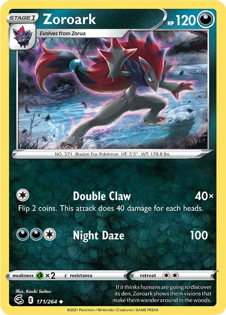 Zoroark (171/264) [Sword & Shield: Fusion Strike] | Deep Dive Games St. Marys