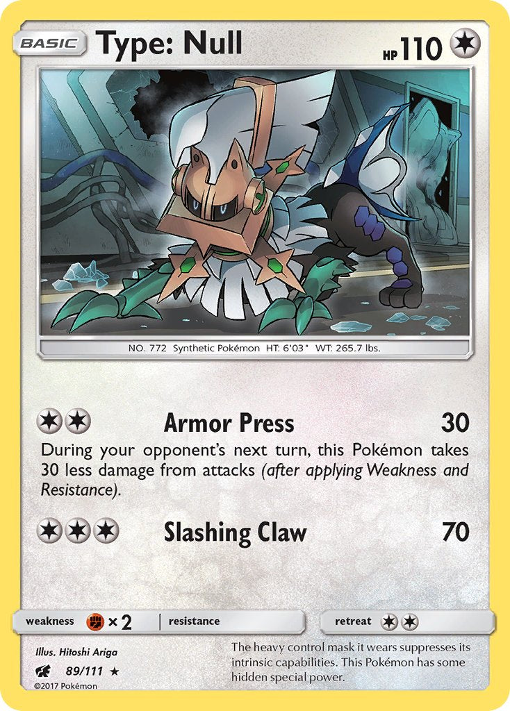 Type: Null (89/111) (Theme Deck Exclusive) [Sun & Moon: Crimson Invasion] | Deep Dive Games St. Marys