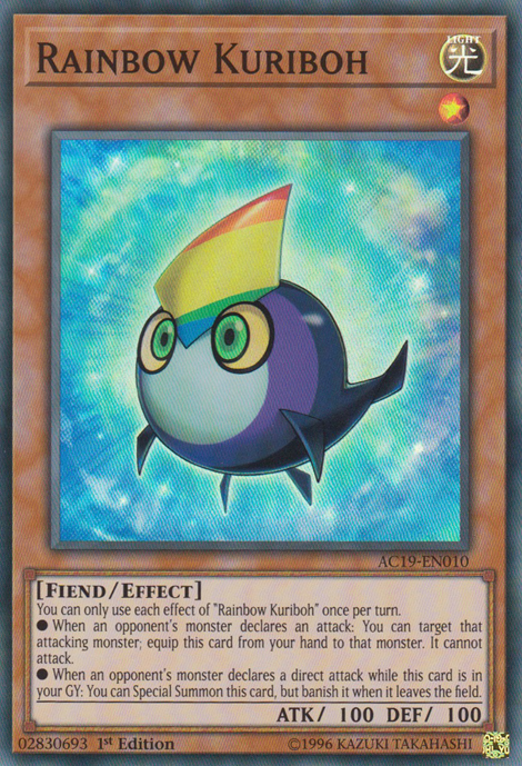 Rainbow Kuriboh [AC19-EN010] Super Rare | Deep Dive Games St. Marys