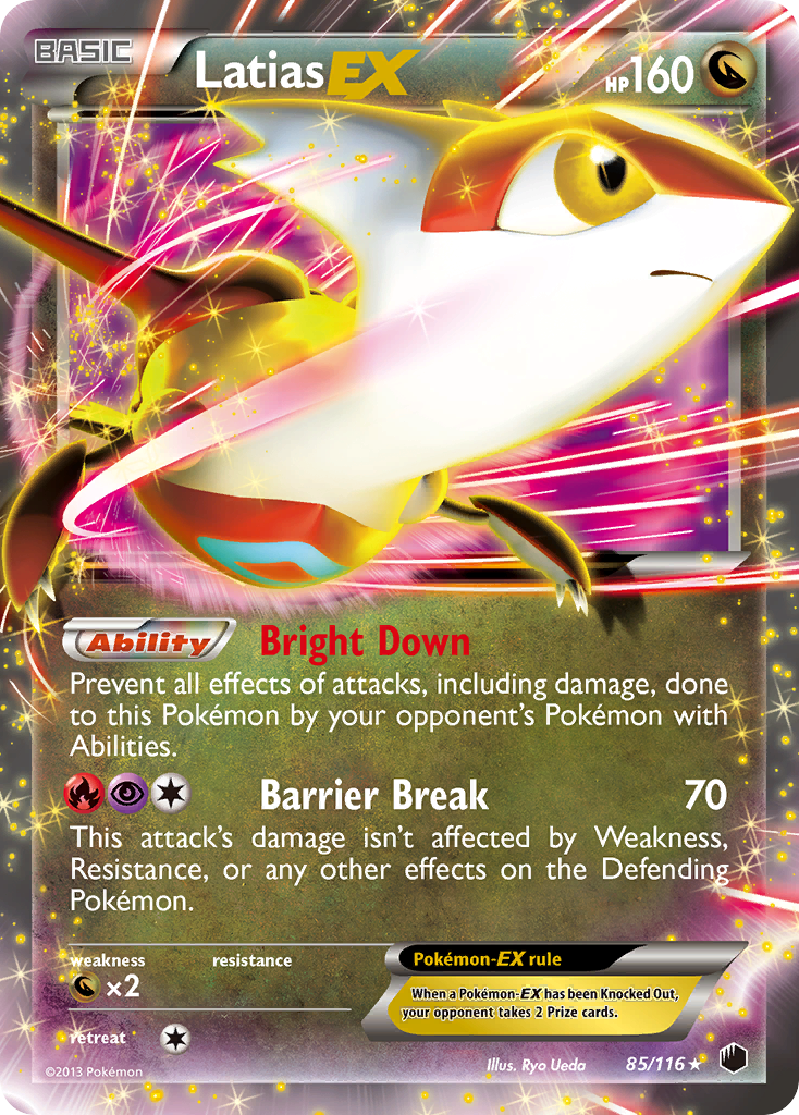 Latias EX (85/116) [Black & White: Plasma Freeze] | Deep Dive Games St. Marys