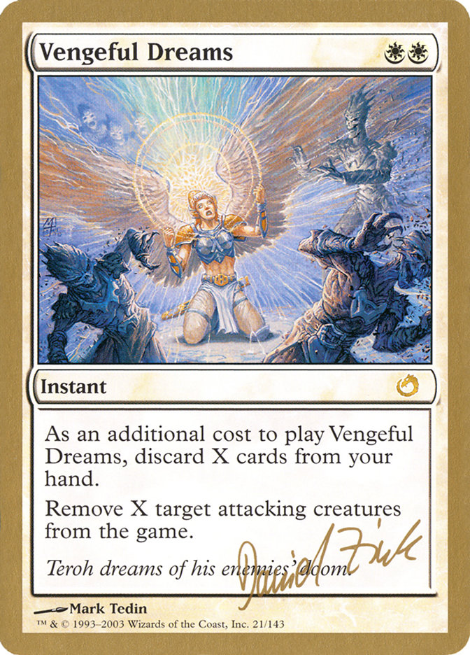 Vengeful Dreams (Daniel Zink) [World Championship Decks 2003] | Deep Dive Games St. Marys