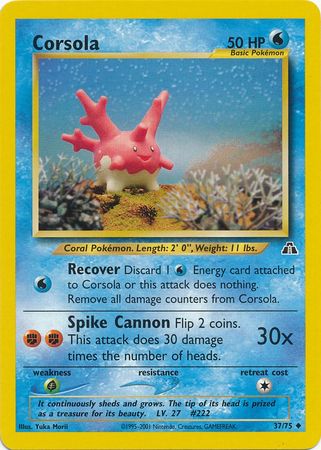 Corsola (37/75) [Neo Discovery Unlimited] | Deep Dive Games St. Marys