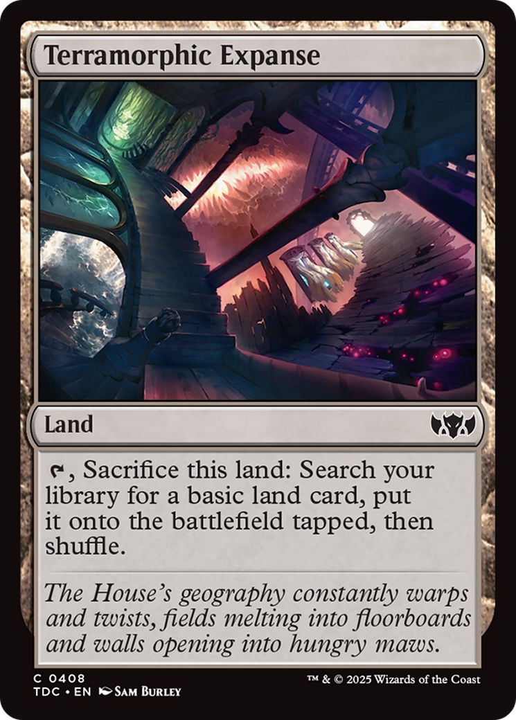 Terramorphic Expanse [Tarkir: Dragonstorm Commander] | Deep Dive Games St. Marys