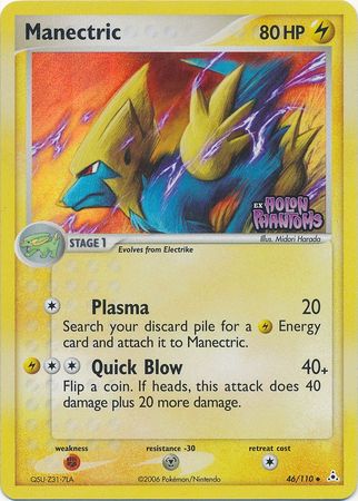 Manectric (46/110) (Stamped) [EX: Holon Phantoms] | Deep Dive Games St. Marys