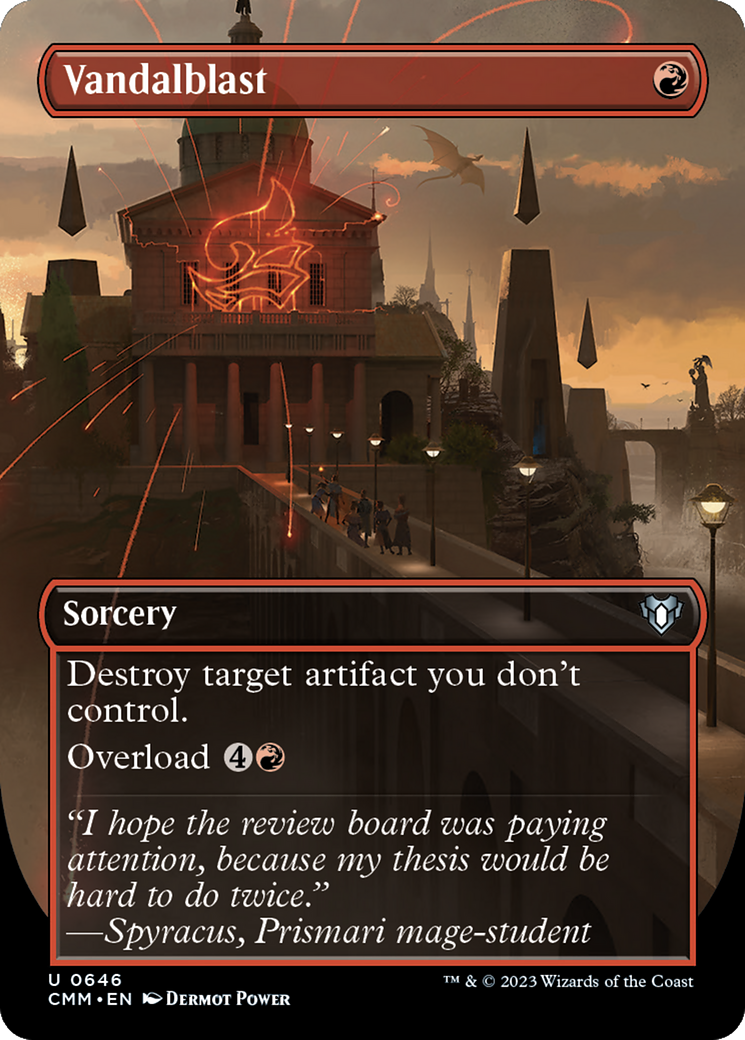 Vandalblast (Borderless Alternate Art) [Commander Masters] | Deep Dive Games St. Marys