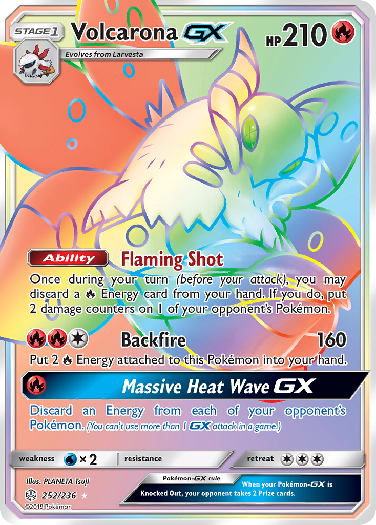 Volcarona GX (252/236) [Sun & Moon: Cosmic Eclipse] | Deep Dive Games St. Marys