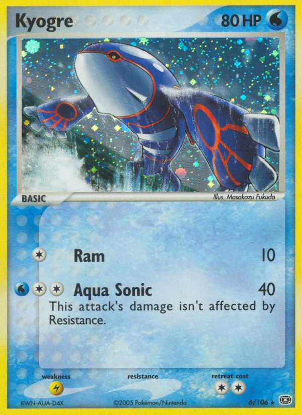 Kyogre (6/106) [EX: Emerald] | Deep Dive Games St. Marys