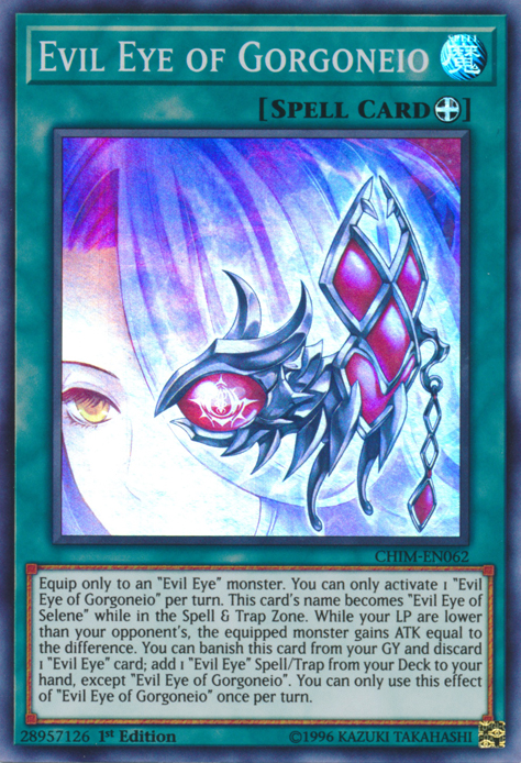 Evil Eye of Gorgoneio [CHIM-EN062] Super Rare | Deep Dive Games St. Marys