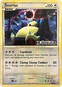 Snorlax (33/95) (Staff Prerelease Promo) [Nintendo: Black Star Promos] | Deep Dive Games St. Marys