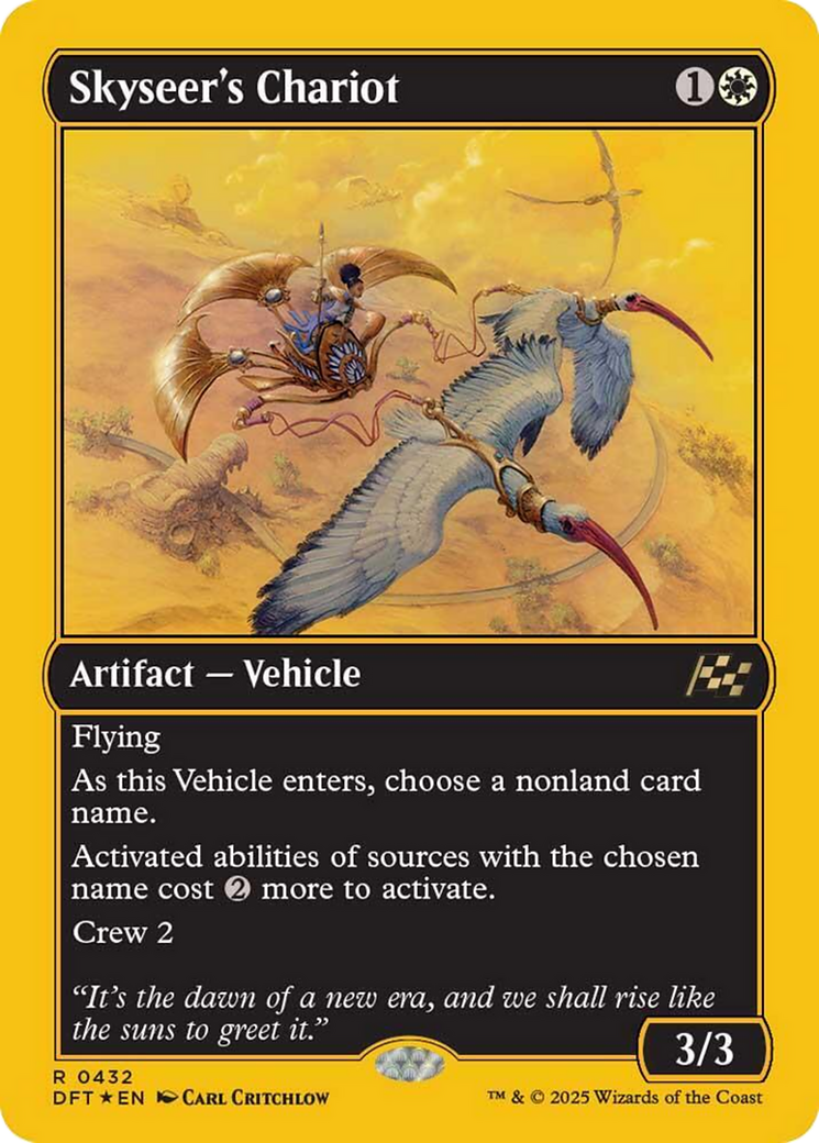 Skyseer's Chariot (First-Place Foil) [Aetherdrift] | Deep Dive Games St. Marys