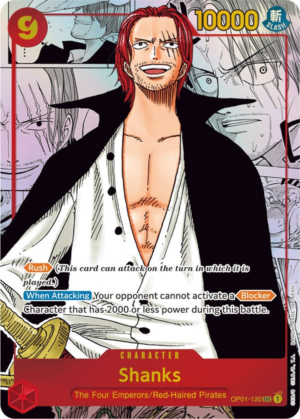 Shanks (Parallel) (Alternate Art) [Romance Dawn] | Deep Dive Games St. Marys