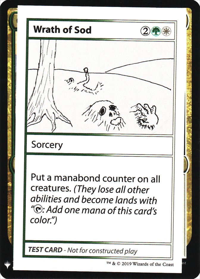 Wrath of Sod [Mystery Booster Playtest Cards] | Deep Dive Games St. Marys