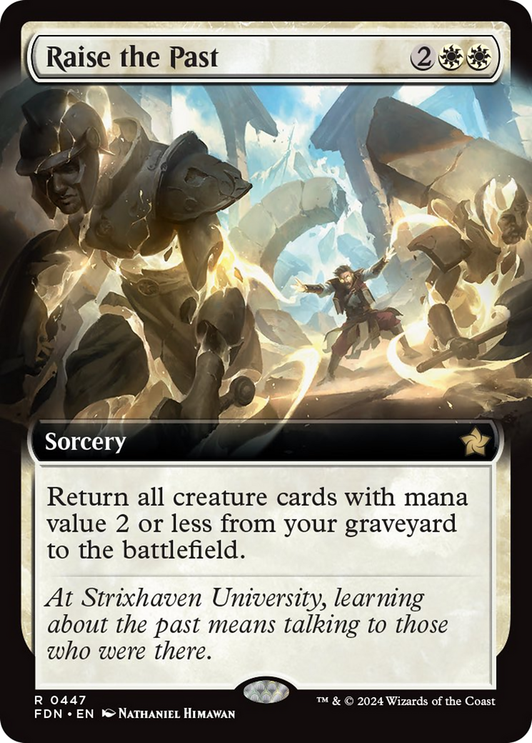 Raise the Past (Extended Art) [Foundations] | Deep Dive Games St. Marys
