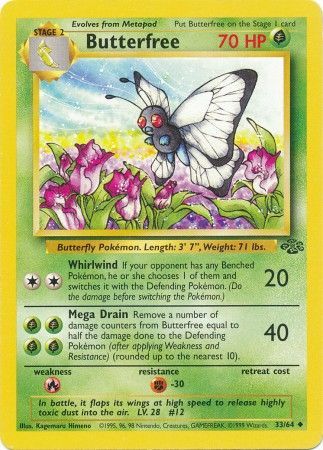 Butterfree (33/64) [Jungle Unlimited] | Deep Dive Games St. Marys