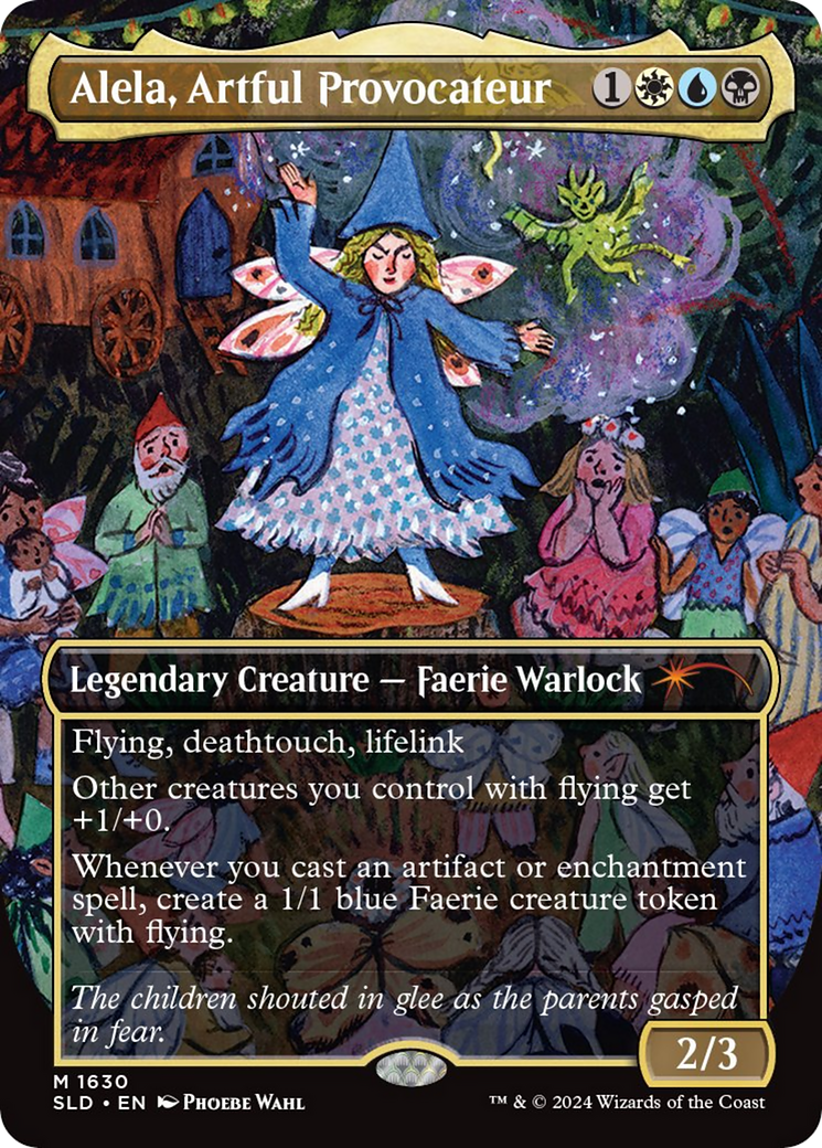 Alela, Artful Provocateur (1630) (Rainbow Foil) [Secret Lair Drop Series] | Deep Dive Games St. Marys