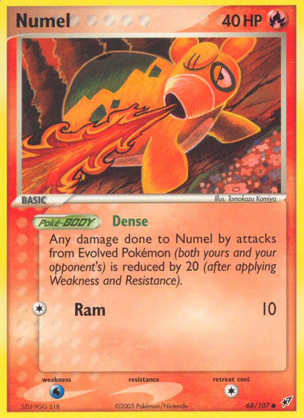 Numel (68/107) [EX: Deoxys] | Deep Dive Games St. Marys