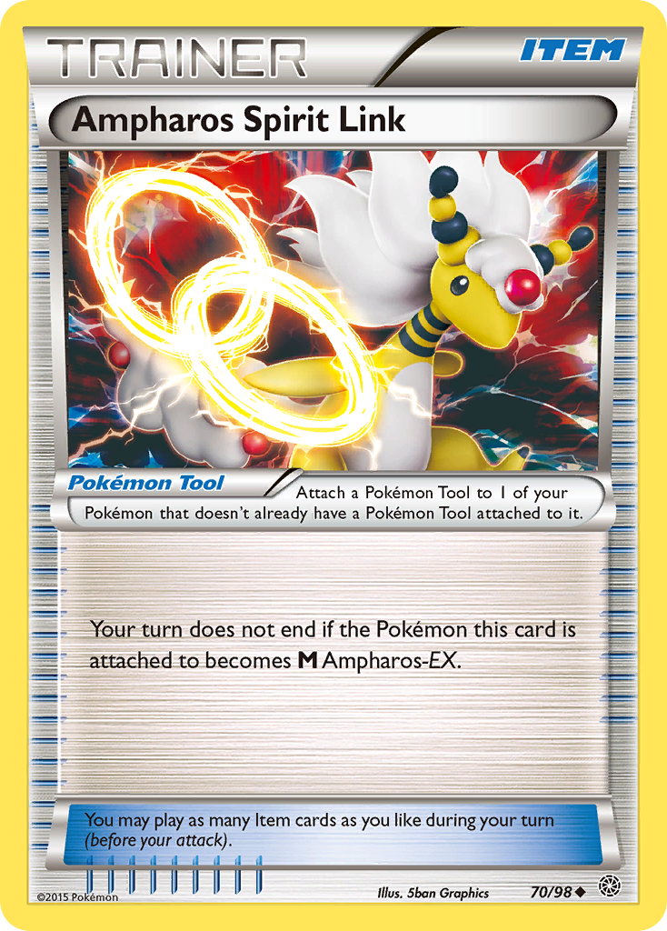 Ampharos Spirit Link (70/98) [XY: Ancient Origins] | Deep Dive Games St. Marys