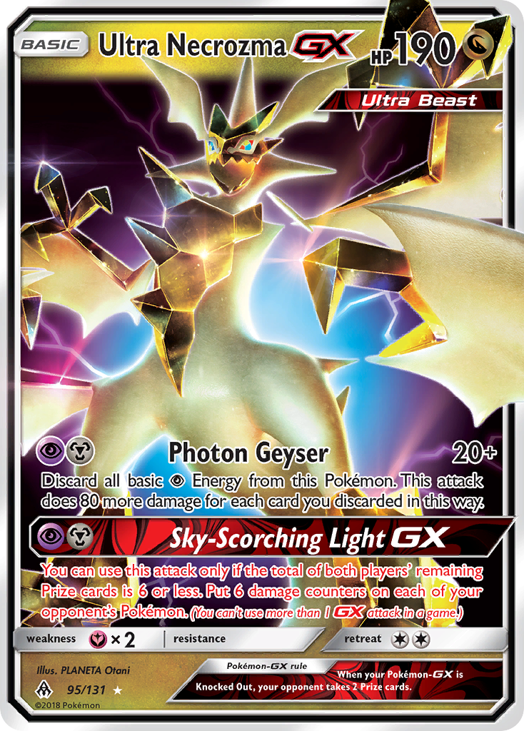 Ultra Necrozma GX (95/131) [Sun & Moon: Forbidden Light] | Deep Dive Games St. Marys