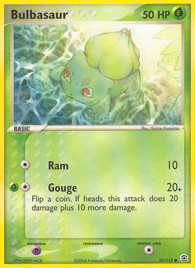 Bulbasaur (55/112) [EX: FireRed & LeafGreen] | Deep Dive Games St. Marys